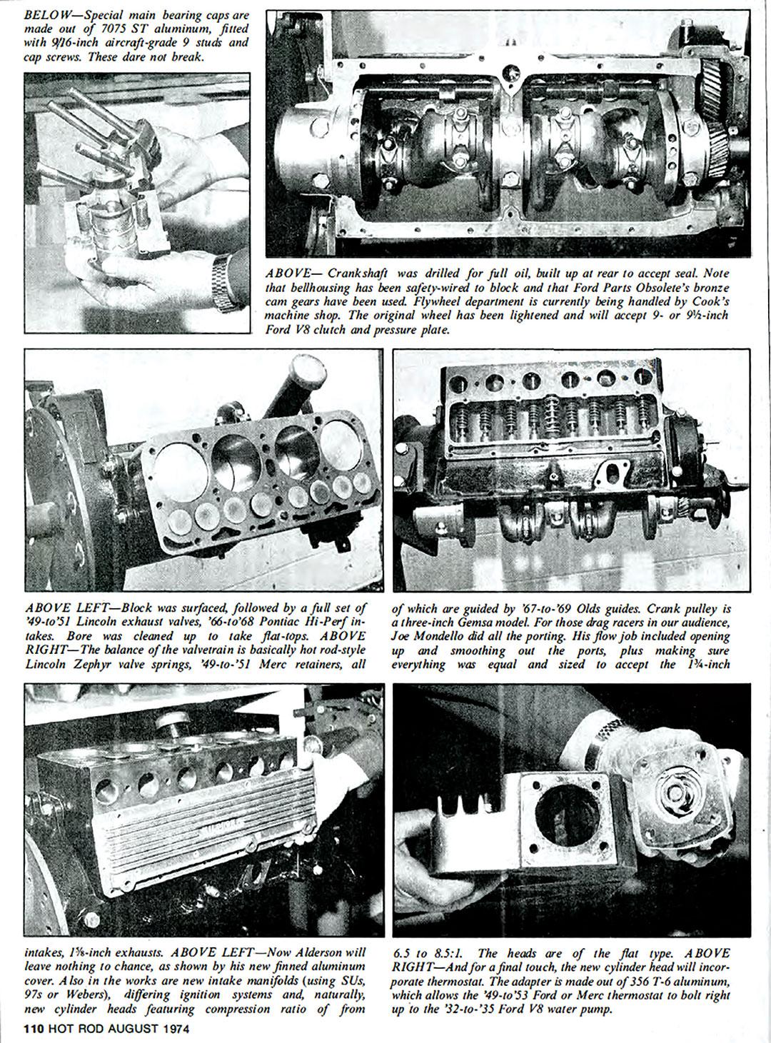 Racing Engine. This 1 of 1 Ford Model B has a story. Built by Don Alderson