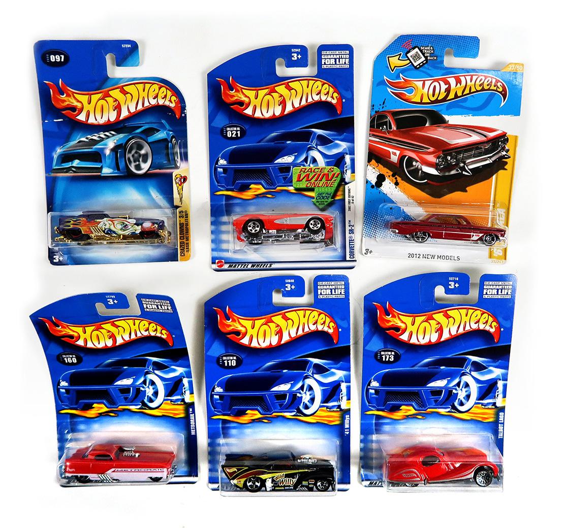 Hot Wheels (18), Track T, Hooligan, '69 Pontiac GTO, Sooo Fast, Phaeton, Cr