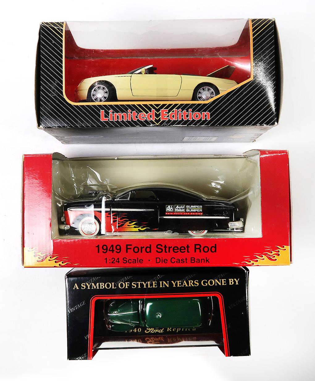 Toy Scale Models (3),  Crown Premiums 1949 Ford Street Rod Bank, Ltd Ed 1 o