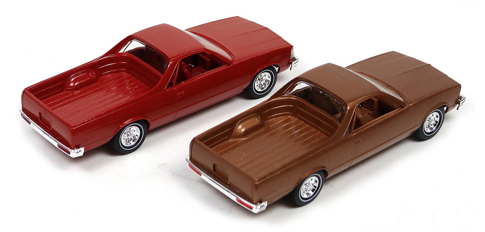 Toy Scale Models, Dealer Promo (2), 1980 El Camino & 1979 El Camino, New In