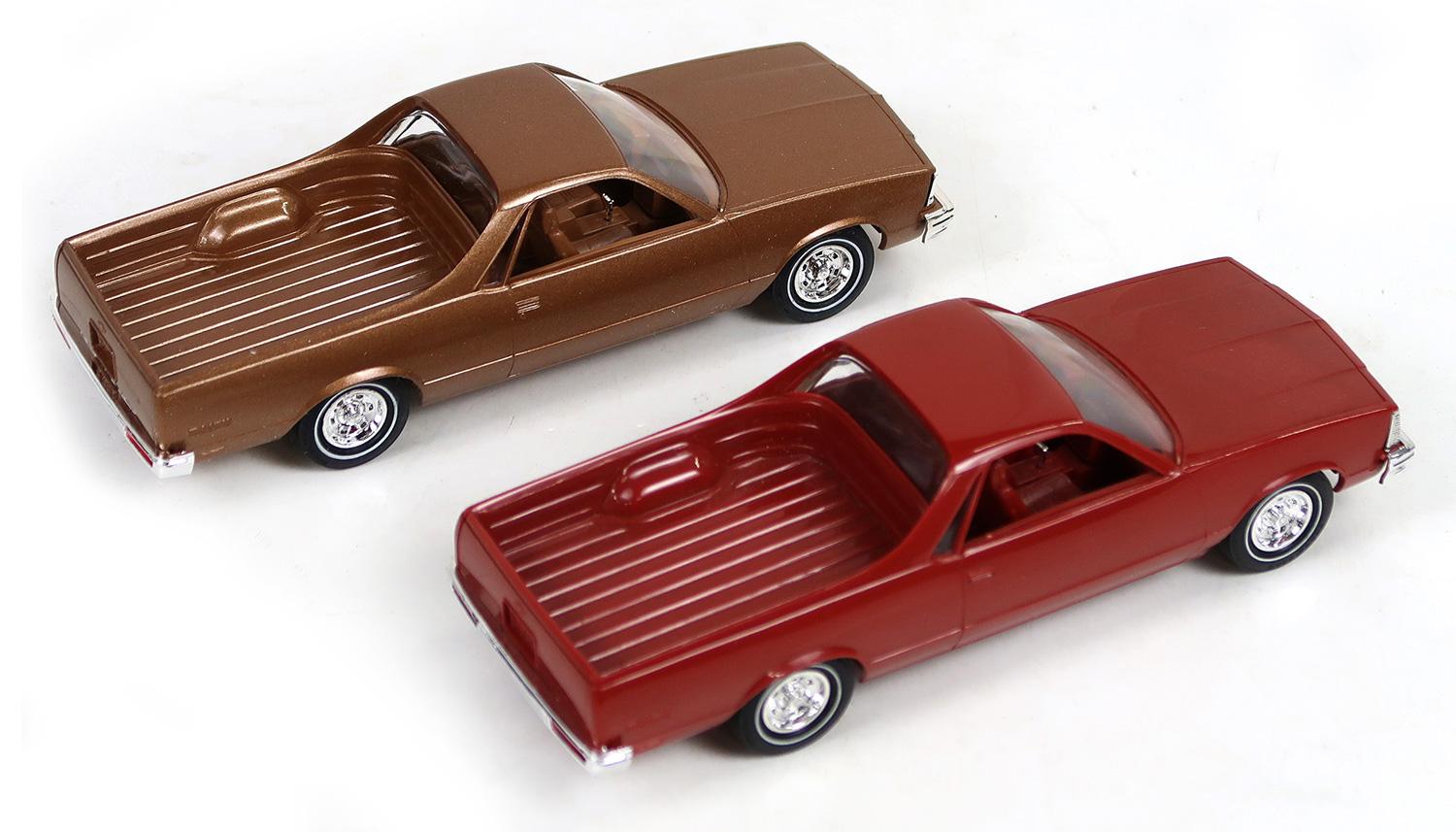 Toy Scale Models, Dealer Promo (2), 1979 El Camino & 1980 El Camino, New In