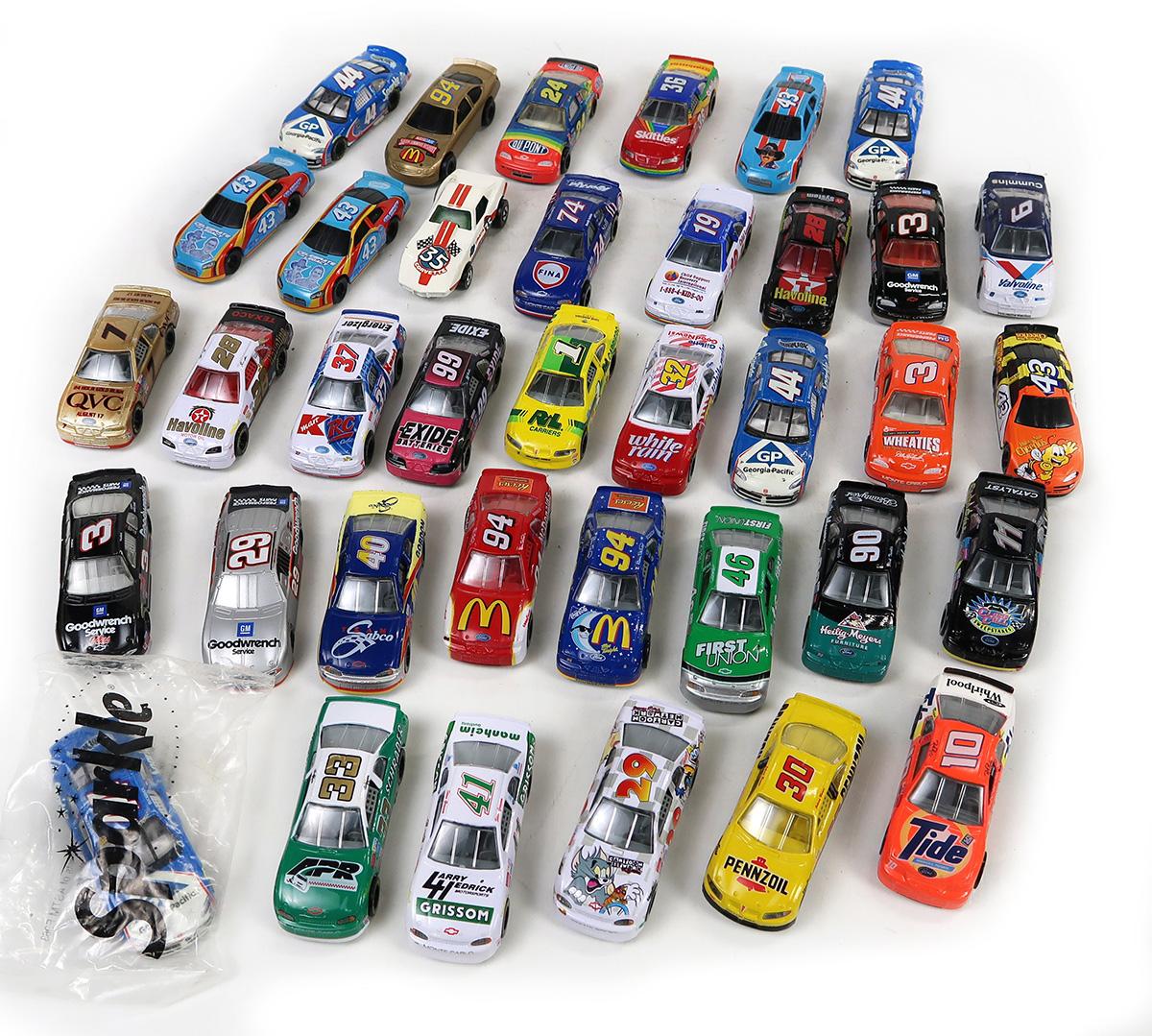 Toy Nascar Racing Cars (37), Good cond, 3" L.