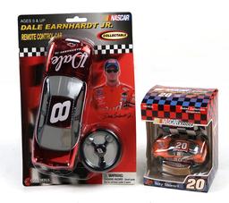 Nascar Collectibles (2), Dale Earnhardt Jr RC car & Tony Stewart ornament,