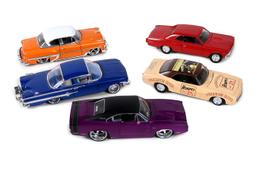 Toy Scale Models (5), 1966 Chevy Chevelle, 1960 Chevy Impala, 1953 Chevy Be