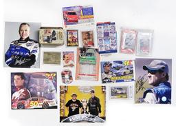 Nascar Trading Cards, over 20 pieces incl 1988 Terry Labonte-grade 9, 2002