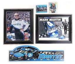 NASCAR (8), Mark Martin Cardboard Cutout, Mark Martin Street Sign, Mark Mar