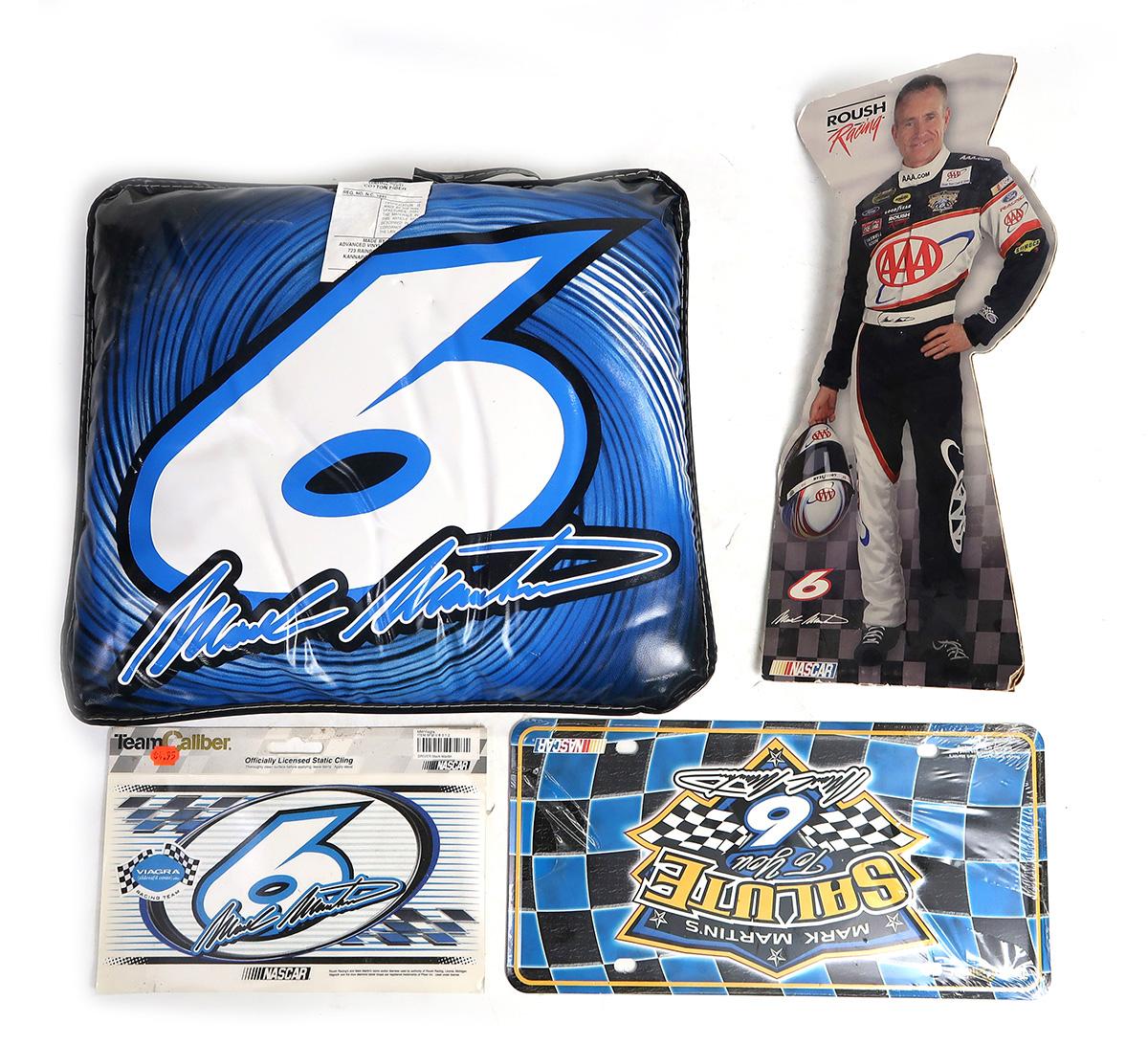 NASCAR (8), Mark Martin Cardboard Cutout, Mark Martin Street Sign, Mark Mar