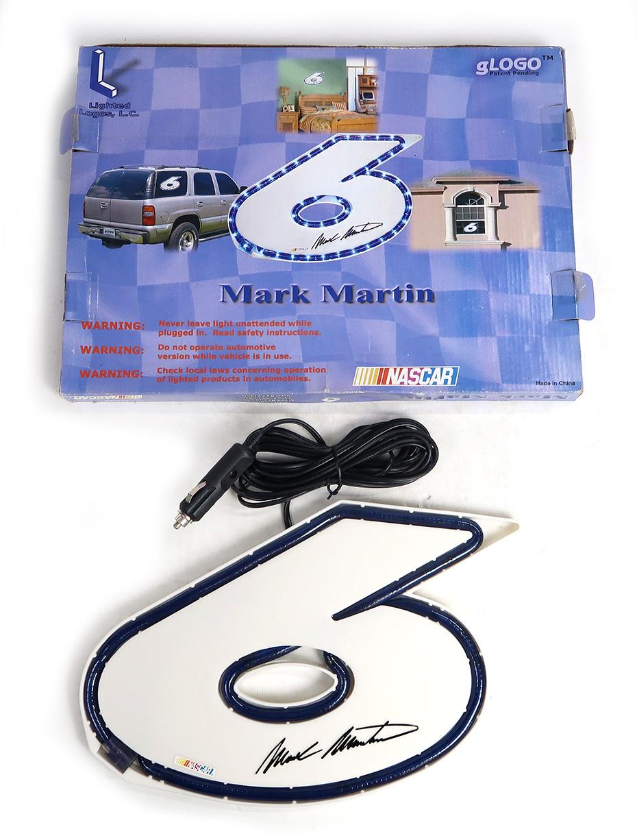 NASCAR (8), Mark Martin Cardboard Cutout, Mark Martin Street Sign, Mark Mar