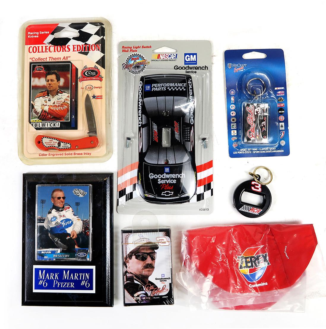 NASCAR (20), Goodwrench Service Plus Light Switch Cover, Fuzzy Dice, Dale E