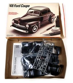 Toy Scale Models (4), Monogram, 1957 Chevy Sport Coupe, 1948 Ford Coupe, 19