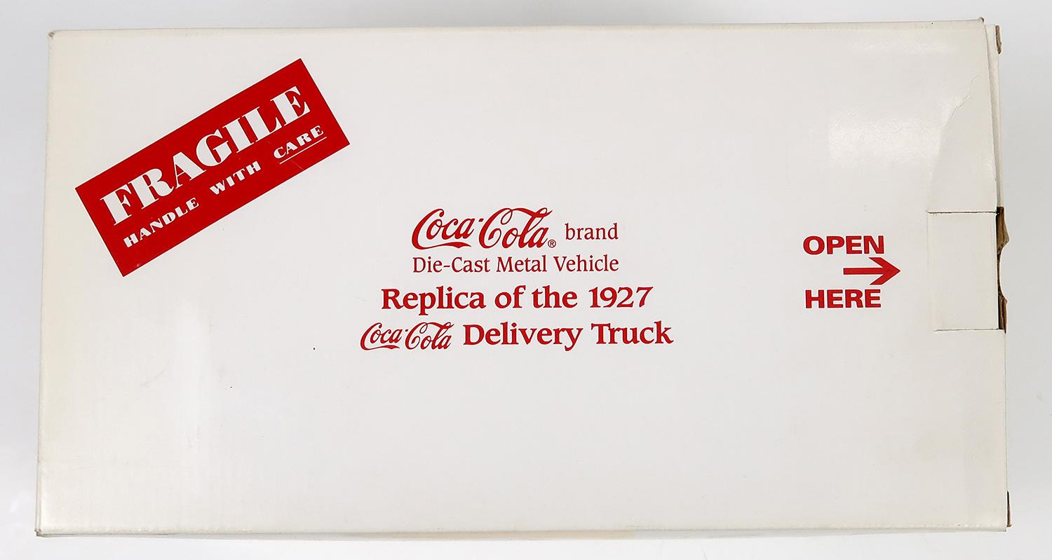 Coca-Cola, Scale 1927 Delivery Truck, die-cast, New on box, 12" L.