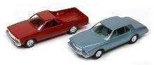 Toy Scale Models, Dealer Promo (2), 1978 Monte Carlo & 1980 El Camino, New