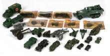 Model Military Miniatures (26), various scales incl MIB HO minitanks, assor