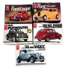 Toy Scale Models (5), Ertl, 1932 Ford 'Vicky', 1941 Plymouth, 1934 Ford 2-D