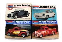 Toy Scale Models (5), Monogram, 1936 Ford Coupe Street Rod, 1940 Ford Picku