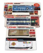 Toy Lionel Freight Engine & Cars (4), O/O-27 ga, "The Rock" Toy's R Us, c