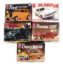 Toy Scale Models (5), Ertl, 1951 Chevy Bel Air, Dick Tracy Ford Coupe, 1965