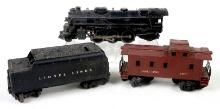 Toy Train (3), 2026 Engine, Lionel Lines Coal Car & 6037 Lionel Lines Caboo