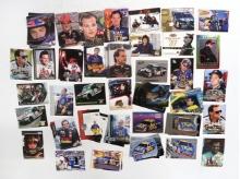 Nascar Trading Cards, over 500 by Finishline, Upper Deck and others, Exc co