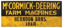 McCormick-Deering Sign, Herndon Bros. Farm Machines-Adair, IL, by The Elwoo