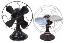 Electric Fans (2), Westinghouse "Whirlwind" & Bakelite "Barcol", Exc workin