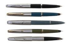 Fountain Pens (5), all Parker, #51, #61 & 3 #45, VG or better untested cond