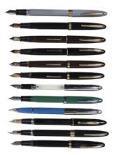 Fountain Pens (12), all Sheaffer non White Dot assortment w/4 lever fill, 3