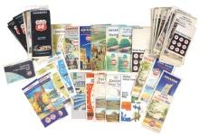 Petroliana Oil Company Road Maps (50), assorted states & companies, most Ph