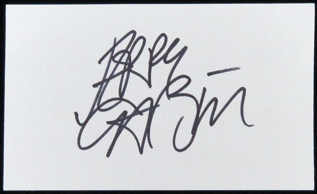 "Rock n' Roll Legends" (8) piece autograph collection includes Paul McCartney, Jim Morrison, Janis J