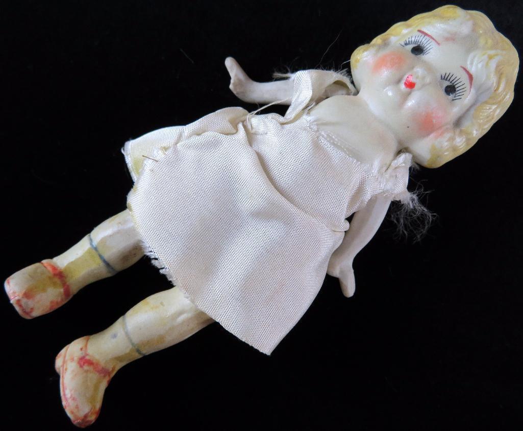 Lot of (10) vintage dolls includes porcelain, plastic & more.