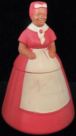 Vintage Plastic Aunt Jemima's Cookie Jar.