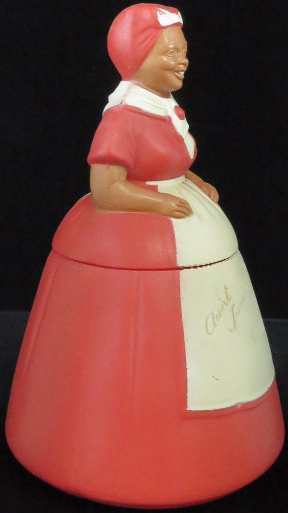 Vintage Plastic Aunt Jemima's Cookie Jar.