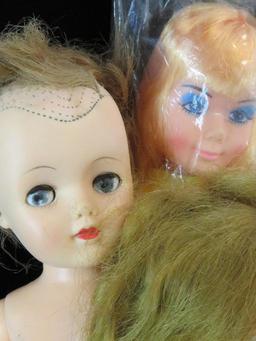 Lot of (9) vintage dolls includes Ideal, Effanbee, Alexander, R&B, Mego & more.