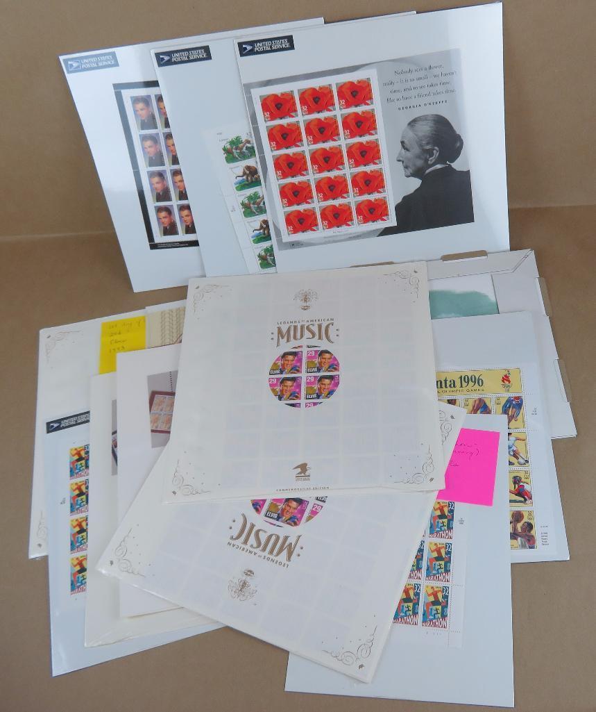 Over $1000.00 Face Value of Unused Collectible Stamps! Most never opened from Post Office
