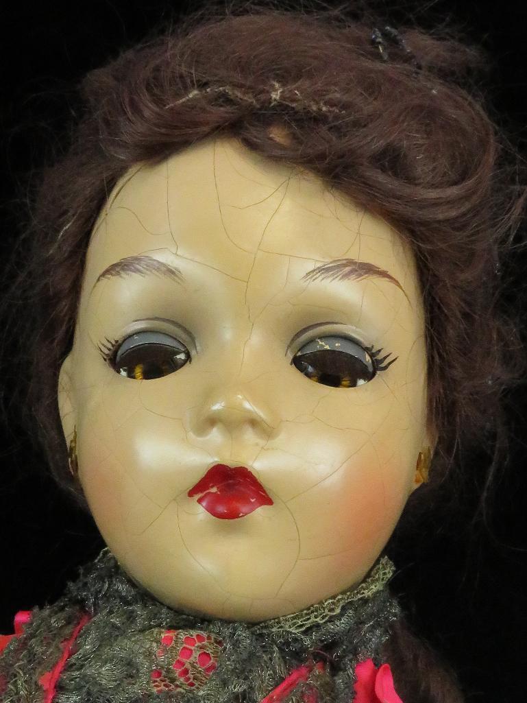 Hard to find! Vintage Madame Alexander Composition Renoir Lady Windermere Doll approx 21". Please