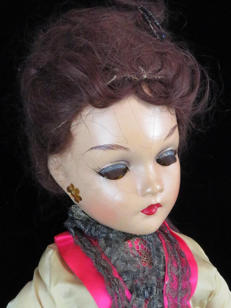 Hard to find! Vintage Madame Alexander Composition Renoir Lady Windermere Doll approx 21". Please