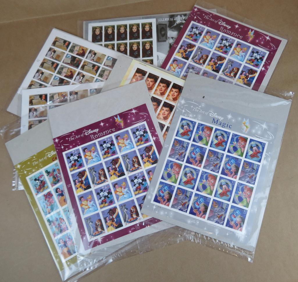 Over $1000.00 Face Value of Unused Collectible Stamps! Most never opened from Post Office