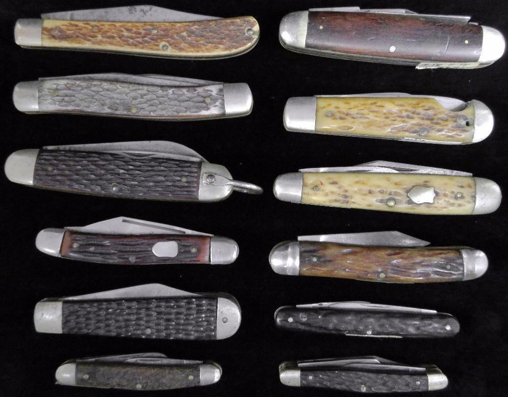 Lot of (20) vintage Pocket Knives nice variety!