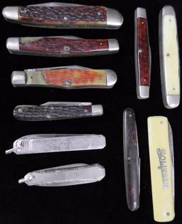 Lot of (10) vintage Pocket Knives includes Moseley, Dunn, Case, Voss & more.