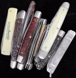 Lot of (10) vintage Pocket Knives includes Moseley, Dunn, Case, Voss & more.