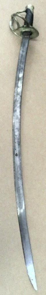 1861 Civil War Era Sword with Sheath. Belonged to Richard Brewer. Dated 1861 on blade.