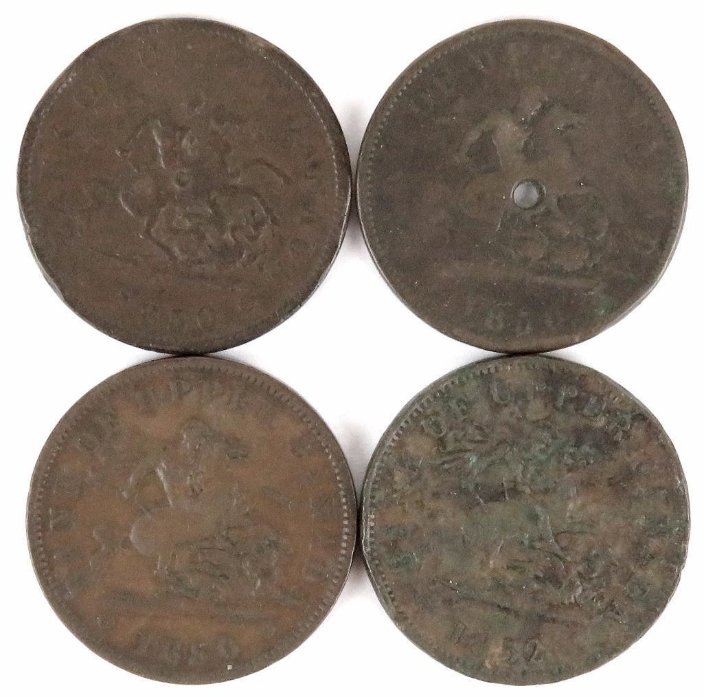 Lot of (11) Canada - Upper CANADA Penny includes (3) 1850, 1852, (2) 1854 & (5) 1857.