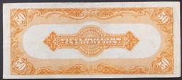 1922 $50 GOLD CERTIFICATE FR 122