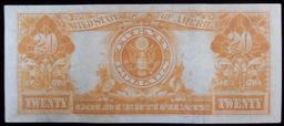 1922 $20 GOLD CERTIFICATE CONSECUTIVE TO 2 PREVIOUS LOTS
