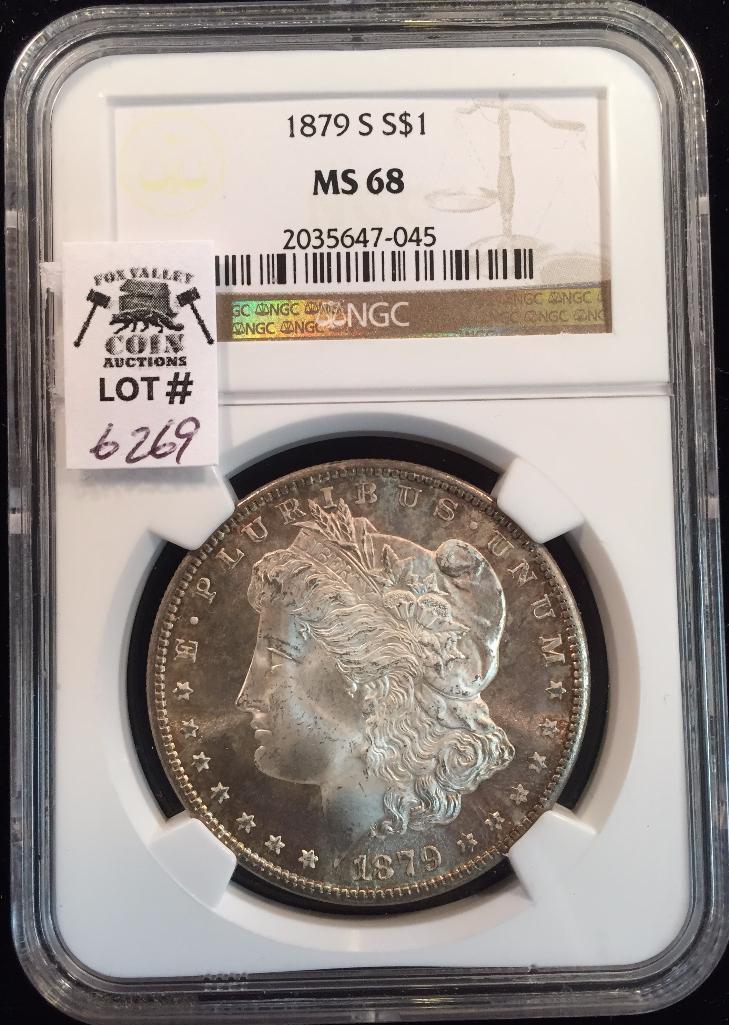 1879 S Morgan Dollar NGC Certified MS 68