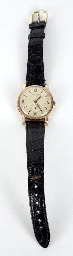 Paul Buhre 14K Winding 194 Wrist Watch. Approx 38.0 grams with movement.