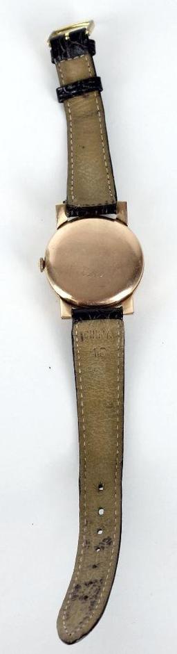 Paul Buhre 14K Winding 194 Wrist Watch. Approx 38.0 grams with movement.