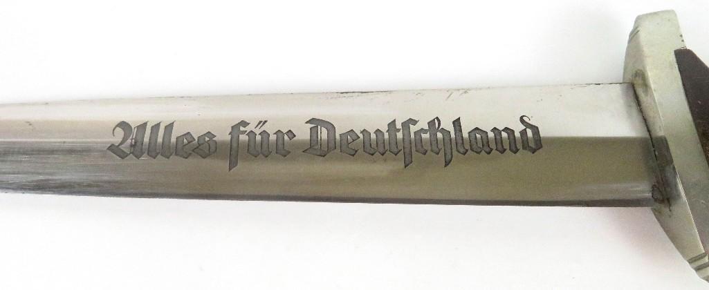 Spoils Of War! Original German WWII SA Nazi Dagger Aesculap Tuttlingen. Liberated toward the end