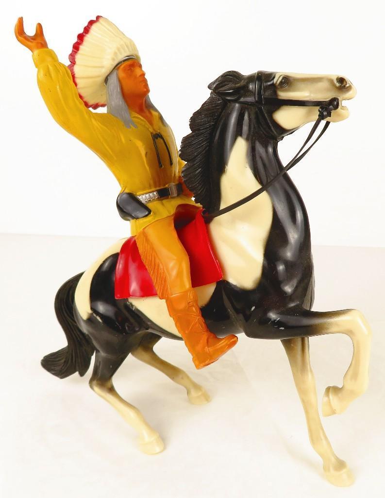 1950's Hartland Plastics Western Indian Cochise Toy Figure.