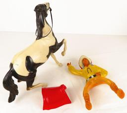 1950's Hartland Plastics Western Indian Cochise Toy Figure.
